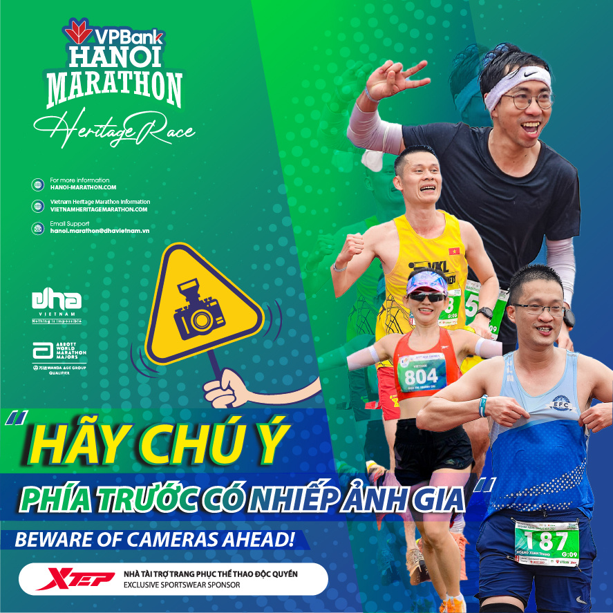 VPBank Hanoi Marathon 2022 To Deploy 40 Photographers