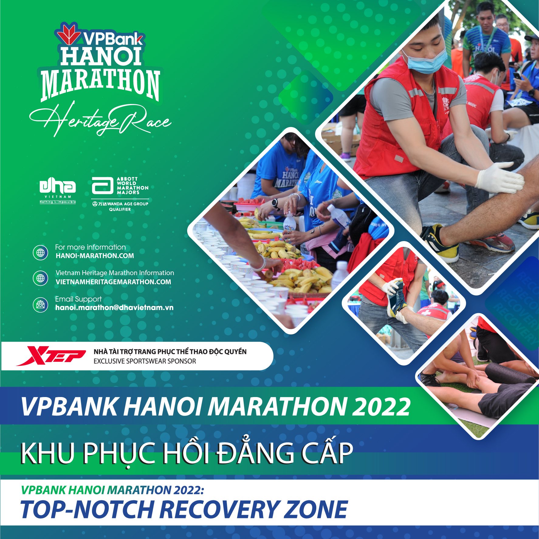 VPBank Hanoi Marathon 2022: Khu Phục Hồi Đẳng Cấp