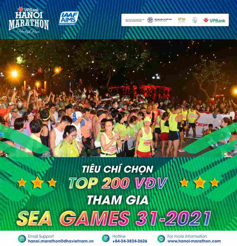 Tiêu Chí Chọn 200 Vận Động Viên Phong Trào Thi Đấu Đồng Hành Tại Sea Games 31-2021