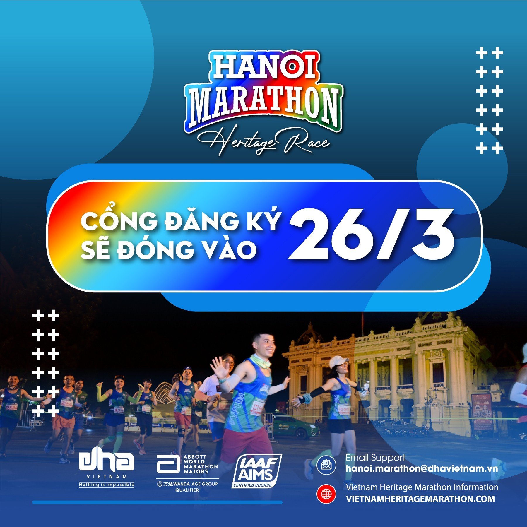 Giải Marathon Quốc Tế Di Sản Hà Nội Đóng Đăng Ký, Gia Hạn Ưu Đãi