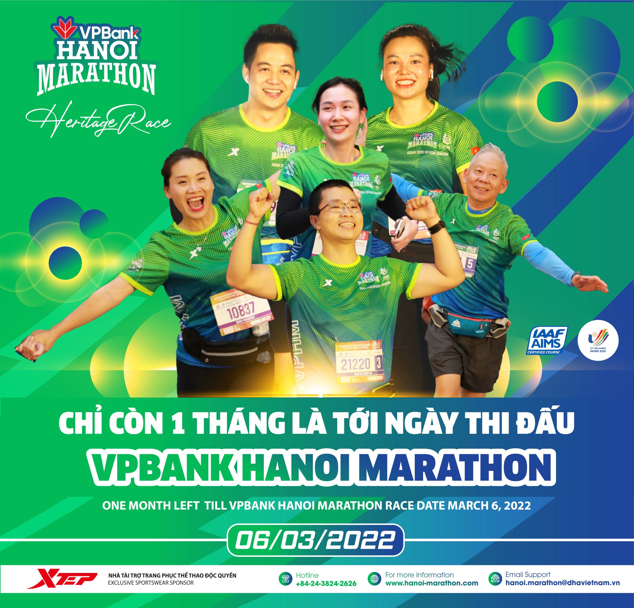 One Month Left To VPBank Hanoi Marathon Race Date March 6, 2022
