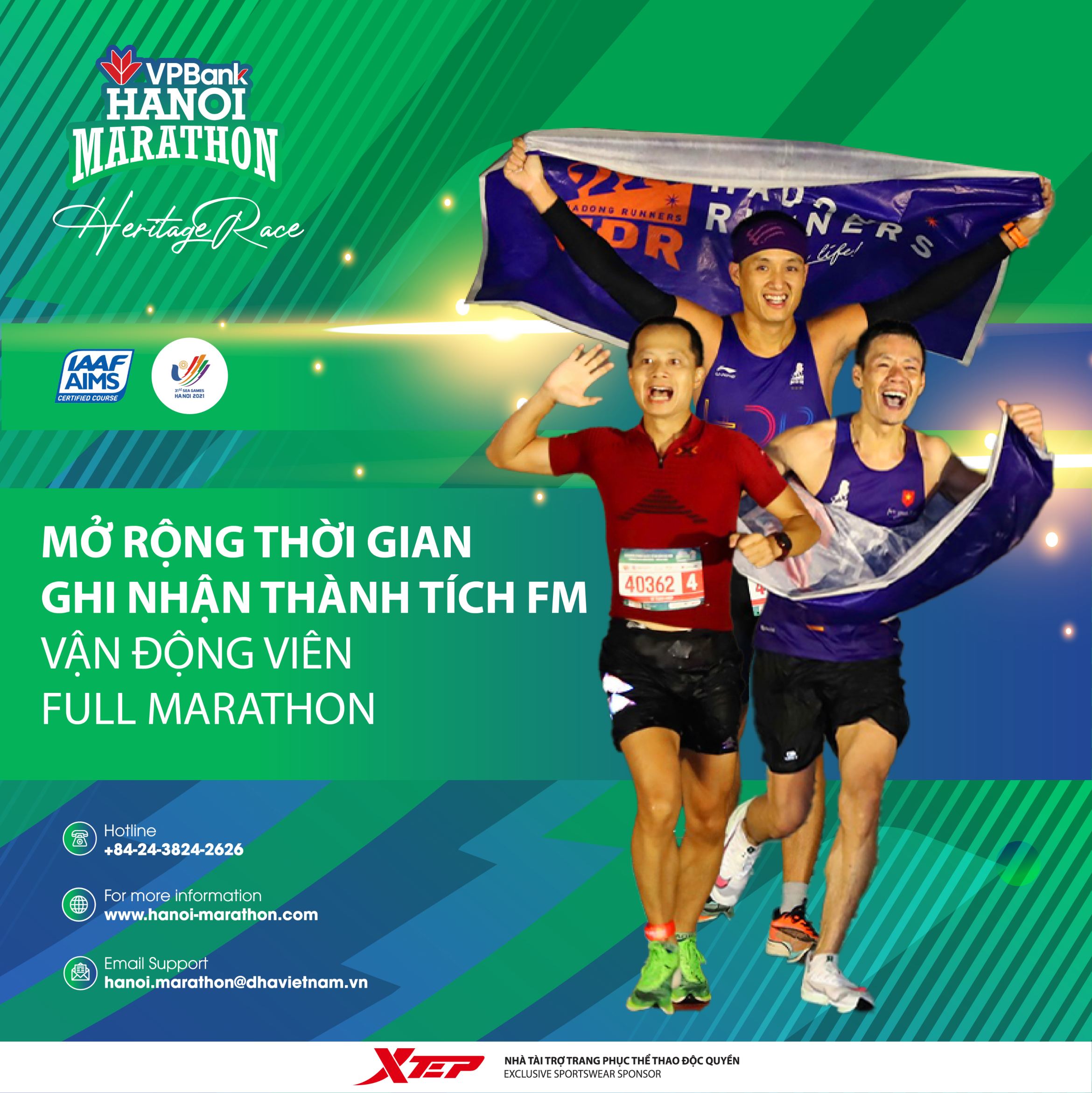 VPBank Hanoi Marathon 2021 Loosens Criteria for FM Runner Selection