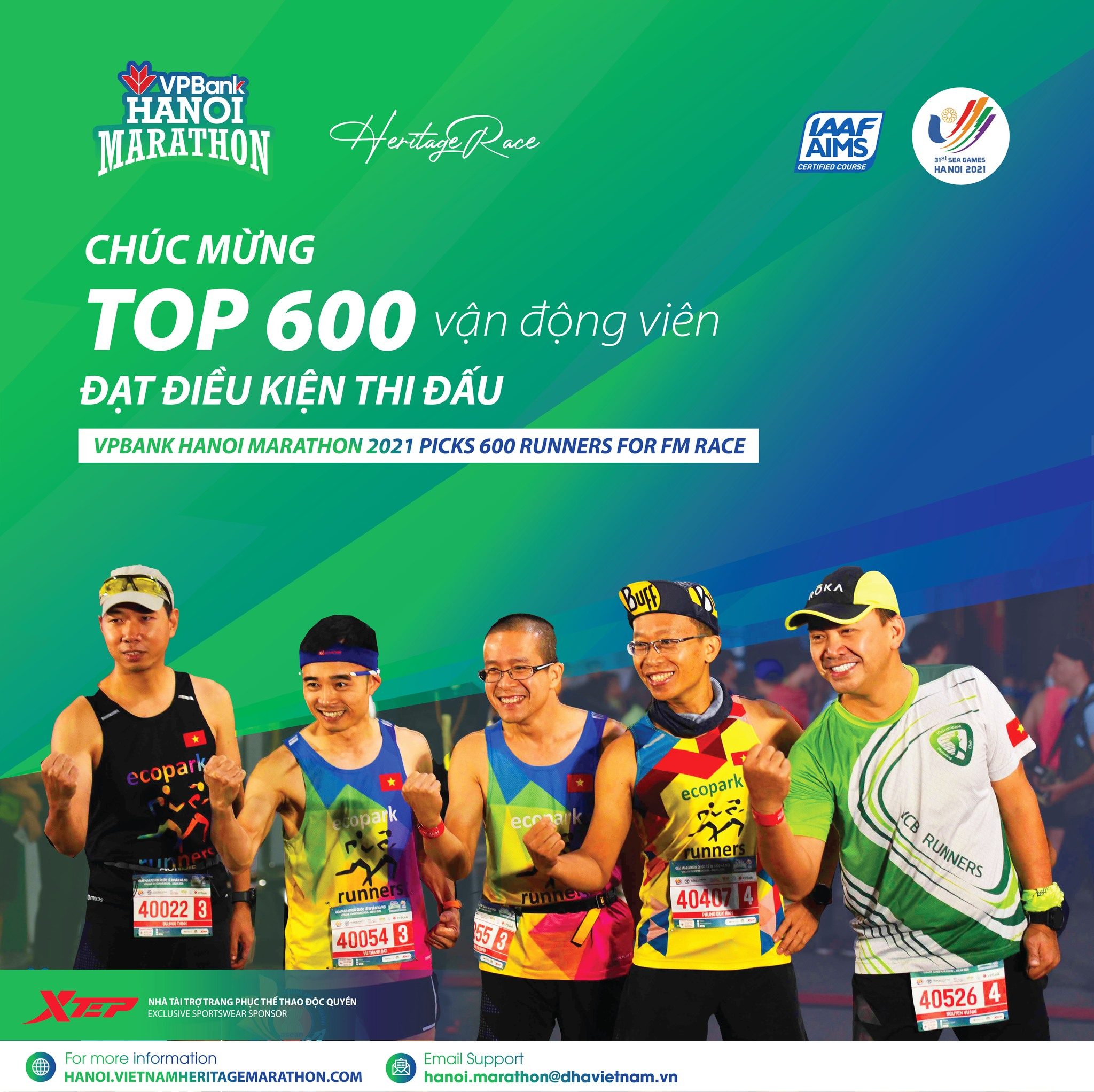 VPBank Hanoi Marathon 2021 Picks 600 Runners For FM Race