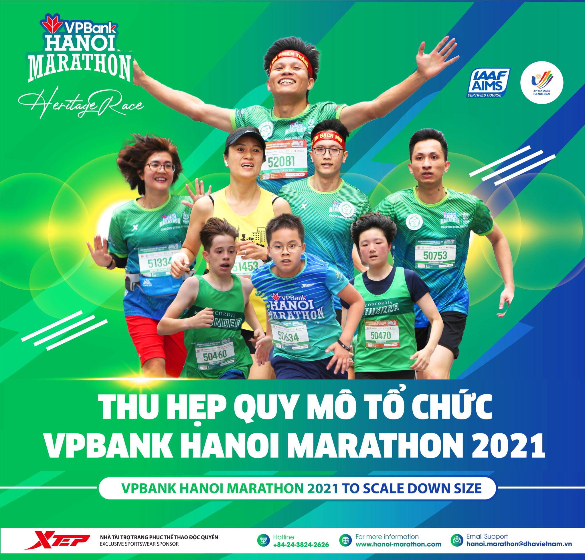 NEWS RELEASE: VPBank Hanoi Marathon 2021 Announces New Organization Plan