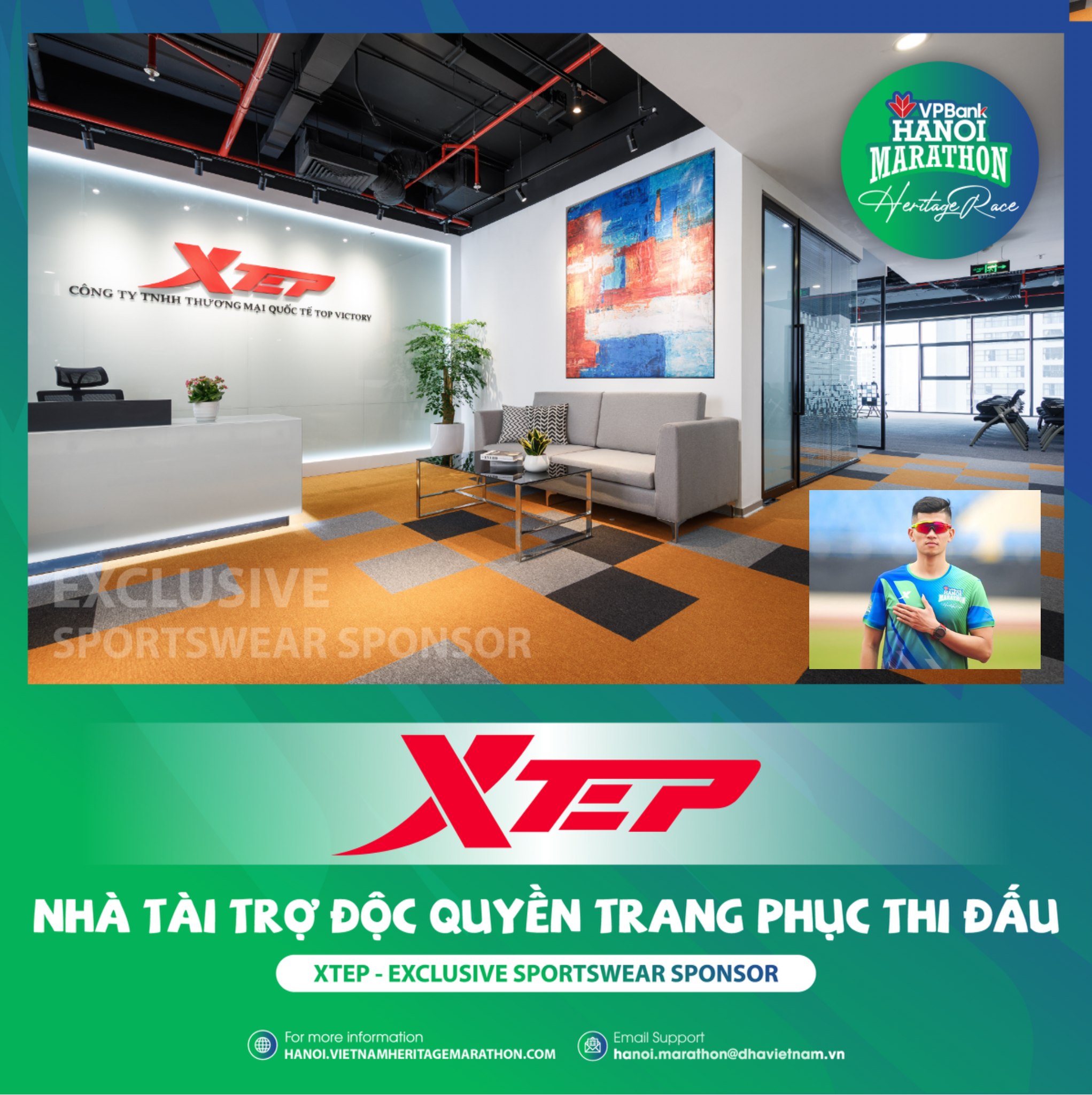 XTEP Đồng Hành Cùng VPBank Hanoi Marathon 2021